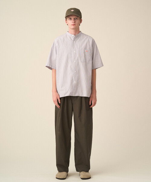 DANTON（ダントン）の「Men's Stunner Nylon 2tuck Easy Pants（その他パンツ・メンズ・グレイッシュベージュ/ブラック/オリーブ/ピンク系その他/グレー系その他・42/38/40/44）」の7枚目の写真