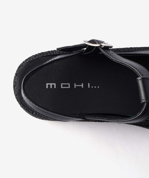 MOHI（モヒ）の「MOHI  MOHI T Strap Leather Sandal モヒ Tストラップ レザーサンダル（サンダル・レディース・ブラック・37/36/38）」の15枚目の写真