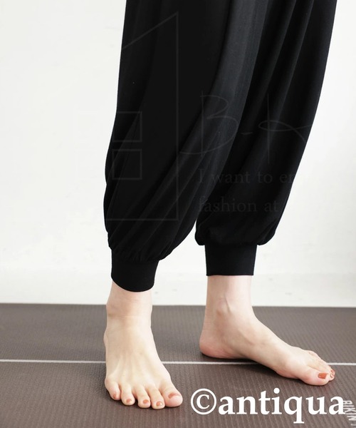 antiqua(アンティカ)の「アラジンパンツ(その他パンツ・レディース・ネイビー/ブラック・FREE)」の4枚目の写真