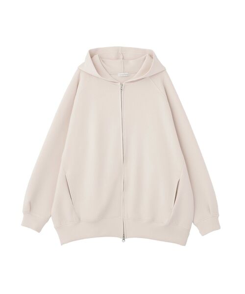 Green　Parks（グリーンパークス）の「Bigサイズパーカー（スウェット・レディース・ホワイト系その他2/チャコールグレー/杢グレー・FREE）」の2枚目の写真