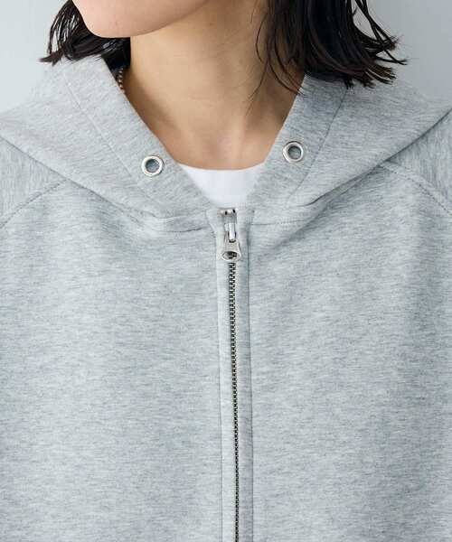 Green　Parks（グリーンパークス）の「Bigサイズパーカー（スウェット・レディース・ホワイト系その他2/チャコールグレー/杢グレー・FREE）」の17枚目の写真