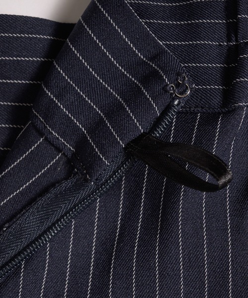 MUHET（ミュエータ）の「pinstripe tuck skirt / ピンストライプタックスカート（スカート・レディース・グレー/ネイビー・LARGE/MEDIUM）」の22枚目の写真