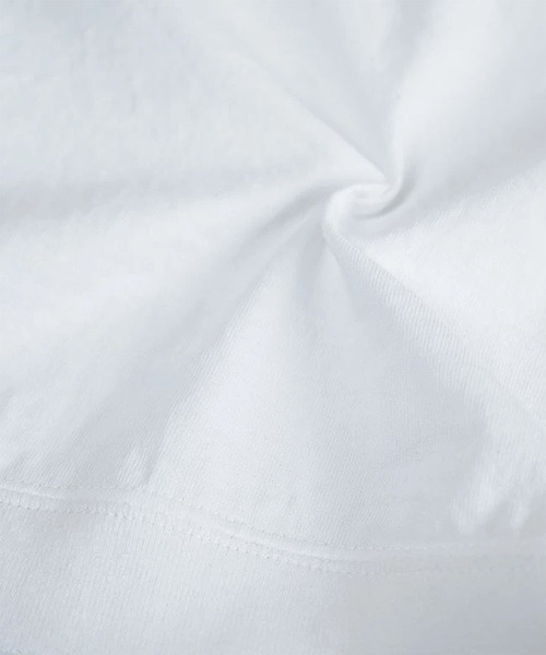 SOLAMONAT(ソラモナ)の「パフ天竺 裾リブベーシックプリントT ステンシルSLM(Tシャツ/カットソー・レディース・ブラック/ホワイト/杢グレー・FREE)」の19枚目の写真