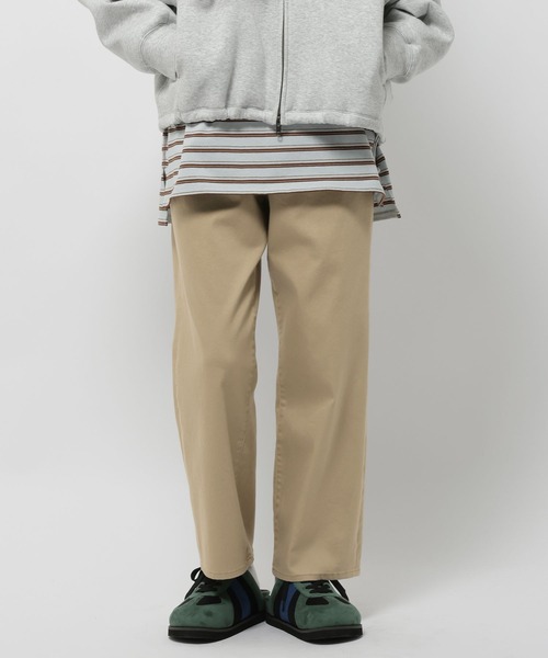 niko and...（ニコアンド）の「ストレッチストレートパンツ（その他パンツ・レディース・キャメル/カーキ/ブラック・MEDIUM/LARGE）」の3枚目の写真