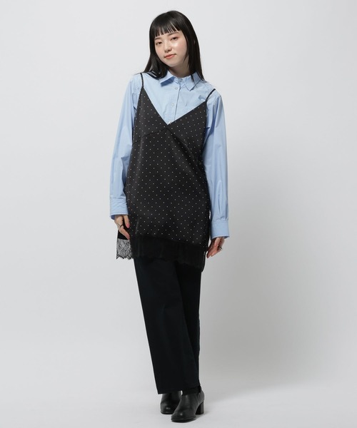 niko and...（ニコアンド）の「ストレッチストレートパンツ（その他パンツ・レディース・キャメル/カーキ/ブラック・MEDIUM/LARGE）」の6枚目の写真