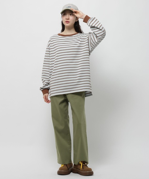 niko and...（ニコアンド）の「ストレッチストレートパンツ（その他パンツ・レディース・キャメル/カーキ/ブラック・MEDIUM/LARGE）」の9枚目の写真