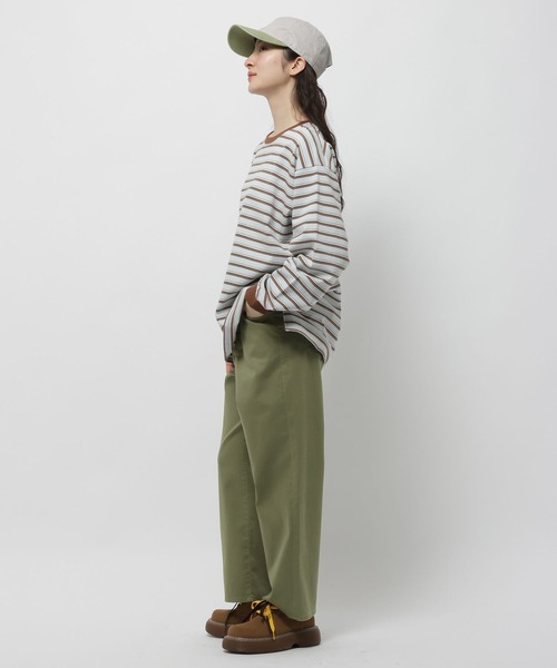 niko and...（ニコアンド）の「ストレッチストレートパンツ（その他パンツ・レディース・キャメル/カーキ/ブラック・MEDIUM/LARGE）」の10枚目の写真