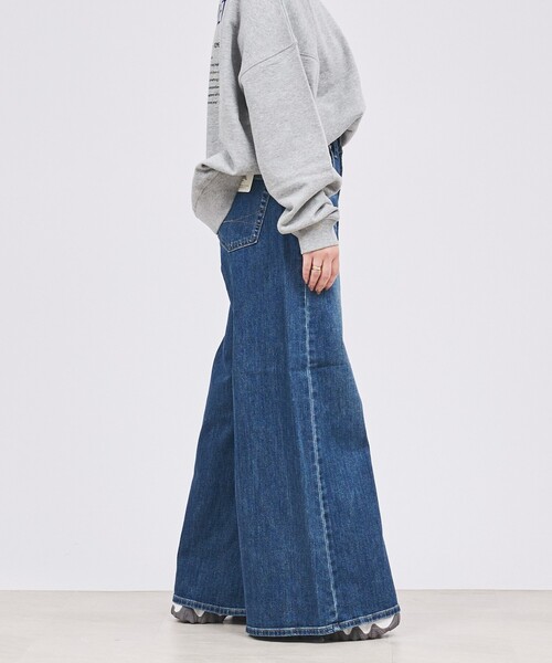 abahouse mavie（アバハウスマヴィ）の「LISA SUPER WIDE（その他パンツ・レディース・ライトブルー/ブルー・X-SMALL/S/M）」の4枚目の写真