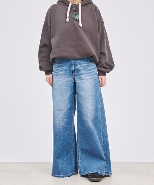 abahouse mavie（アバハウスマヴィ）の「LISA SUPER WIDE（その他パンツ・レディース・ライトブルー/ブルー・X-SMALL/S/M）」の8枚目の写真