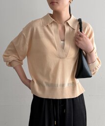 LOUNGEDRESS | スキッパーポロニット(ニット/セーター)