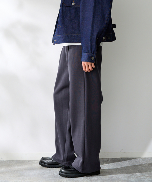 B.C STOCK(ベーセーストック)の「ANTS & ELEPHANTS / アンツアンドエレファンツ Wジャージー オーバーパンツ(スウェットパンツ・メンズ・グレー/チャコールグレー/ネイビー・LARGE/MEDIUM)」の6枚目の写真