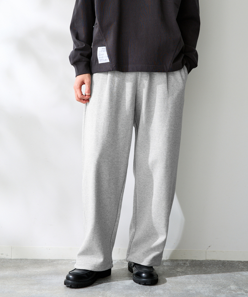 B.C STOCK(ベーセーストック)の「ANTS & ELEPHANTS / アンツアンドエレファンツ Wジャージー オーバーパンツ(スウェットパンツ・メンズ・グレー/チャコールグレー/ネイビー・LARGE/MEDIUM)」の11枚目の写真