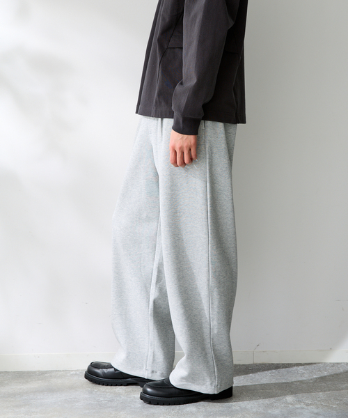 B.C STOCK(ベーセーストック)の「ANTS & ELEPHANTS / アンツアンドエレファンツ Wジャージー オーバーパンツ(スウェットパンツ・メンズ・グレー/チャコールグレー/ネイビー・LARGE/MEDIUM)」の12枚目の写真