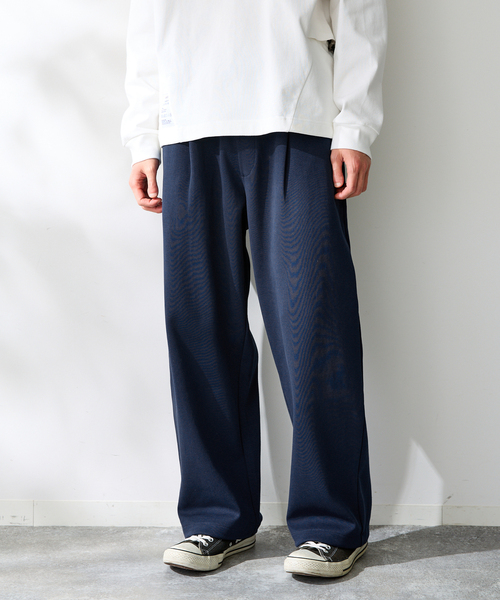 B.C STOCK(ベーセーストック)の「ANTS & ELEPHANTS / アンツアンドエレファンツ Wジャージー オーバーパンツ(スウェットパンツ・メンズ・グレー/チャコールグレー/ネイビー・LARGE/MEDIUM)」の15枚目の写真