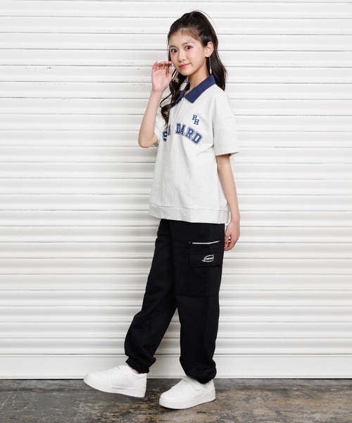 PINKHUNT(ピンクハント)の「PINKHUNT スウェットカーゴロングパンツ 1438K(その他パンツ・キッズ・ブラック/ホワイト/アッシュグレー・130cm/140cm/120cm/150cm/160cm)」の13枚目の写真