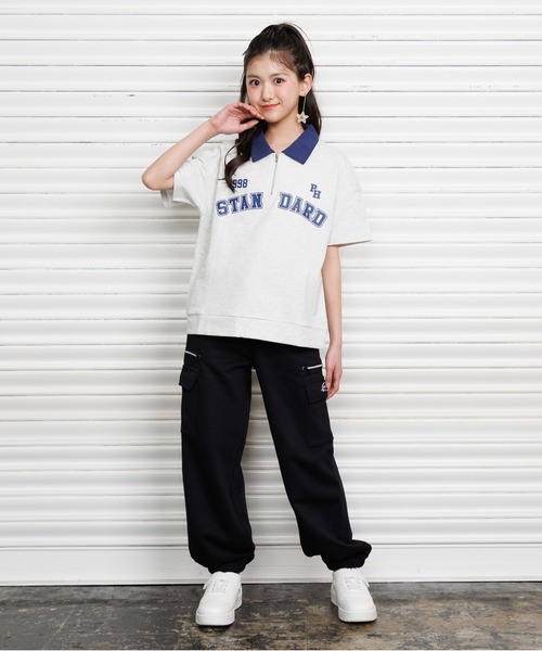 PINKHUNT(ピンクハント)の「PINKHUNT スウェットカーゴロングパンツ 1438K(その他パンツ・キッズ・ブラック/ホワイト/アッシュグレー・130cm/140cm/120cm/150cm/160cm)」の16枚目の写真