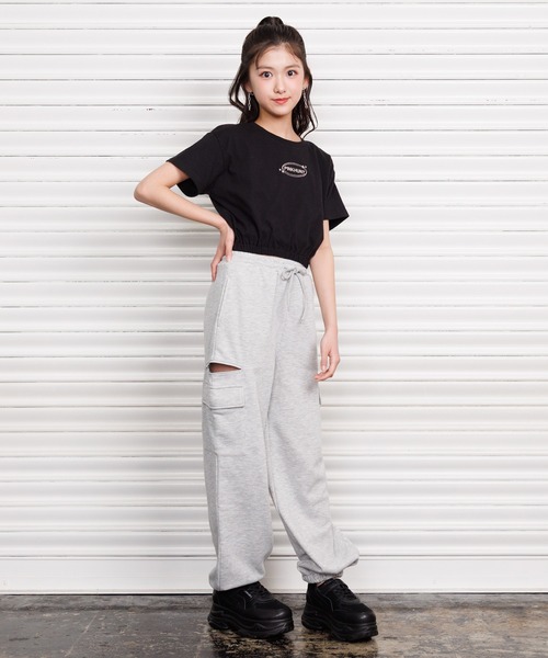 PINKHUNT(ピンクハント)の「PINKHUNT スウェットカーゴロングパンツ 1438K(その他パンツ・キッズ・ブラック/ホワイト/アッシュグレー・130cm/140cm/120cm/150cm/160cm)」の22枚目の写真