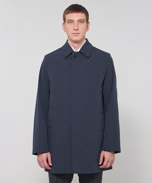 MACKINTOSH LONDON（マッキントッシュ ロンドン）の「【WEB・一部店舗限定】【DUNFORD SHORT】ステンカラーショートコート（ステンカラーコート・メンズ・ネイビー/チャコールグレー・42/40/38）」の5枚目の写真