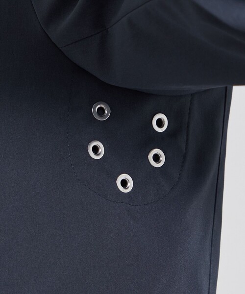 MACKINTOSH LONDON（マッキントッシュ ロンドン）の「【WEB・一部店舗限定】【DUNFORD SHORT】ステンカラーショートコート（ステンカラーコート・メンズ・ネイビー/チャコールグレー・42/40/38）」の9枚目の写真