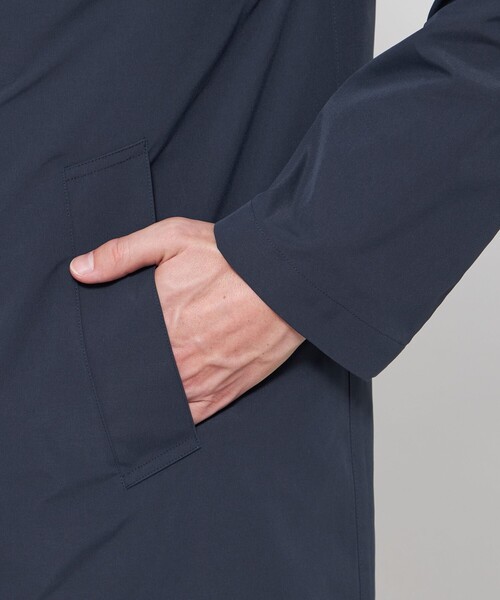 MACKINTOSH LONDON（マッキントッシュ ロンドン）の「【WEB・一部店舗限定】【DUNFORD SHORT】ステンカラーショートコート（ステンカラーコート・メンズ・ネイビー/チャコールグレー・42/40/38）」の10枚目の写真