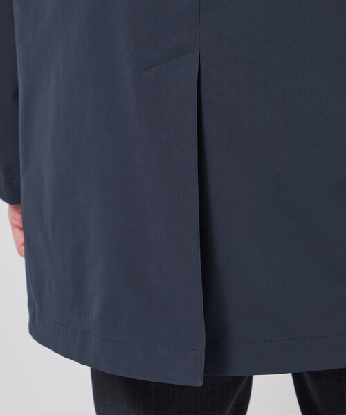 MACKINTOSH LONDON（マッキントッシュ ロンドン）の「【WEB・一部店舗限定】【DUNFORD SHORT】ステンカラーショートコート（ステンカラーコート・メンズ・ネイビー/チャコールグレー・42/40/38）」の12枚目の写真