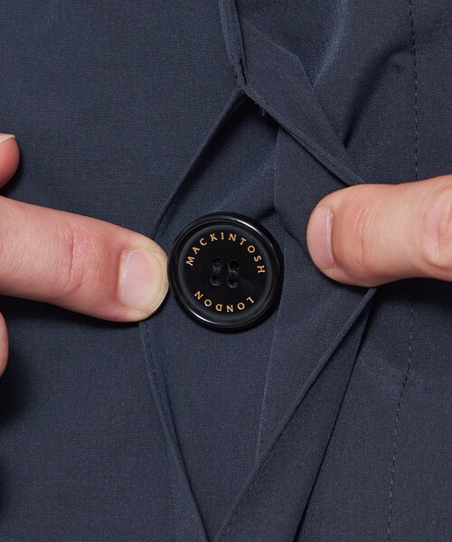 MACKINTOSH LONDON（マッキントッシュ ロンドン）の「【WEB・一部店舗限定】【DUNFORD SHORT】ステンカラーショートコート（ステンカラーコート・メンズ・ネイビー/チャコールグレー・42/40/38）」の13枚目の写真