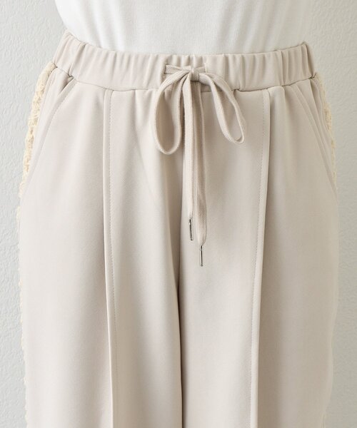 Jena espace merveilleux(ジェナ エスパスメルヴェイユ)の「サイドラインレースパンツ(その他パンツ・レディース・アイボリー/チャコールグレー・FREE)」の21枚目の写真