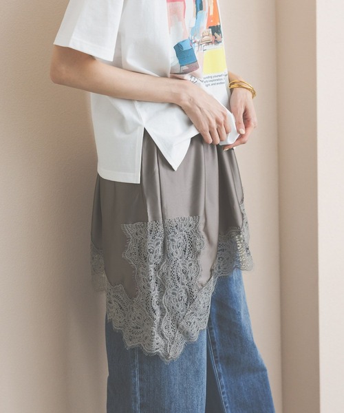 GLOBAL WORK(グローバルワーク)の「刺繍レースマルチビスチェベルト/654849(その他トップス・レディース・ブラック/オフホワイト/グレー/ホワイト/ダークブラウン・FREE)」の22枚目の写真