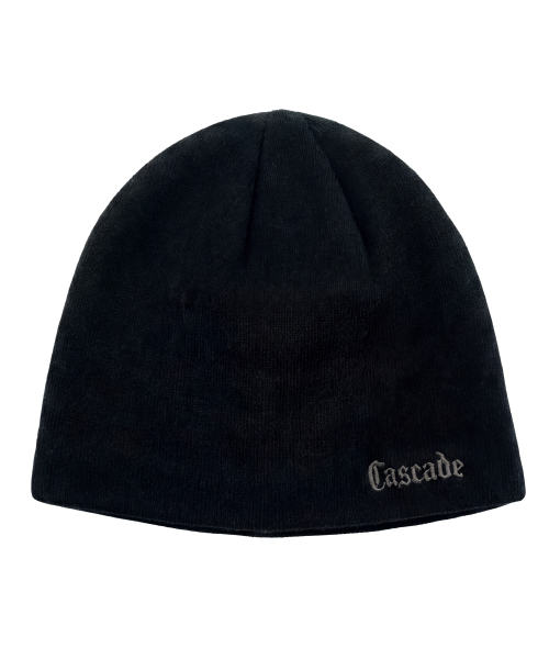 セール】Cascade Maxi Beanie Black（ニットキャップ/ビーニー）｜IDWS