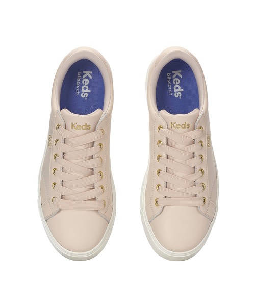 Keds(ケッズ)の「Keds ケッズ パーク レザー ピンク(スニーカー・レディース・ピンク・23.0cm/23.5cm/24.5cm/25.0cm/22.5cm/24.0cm)」の3枚目の写真
