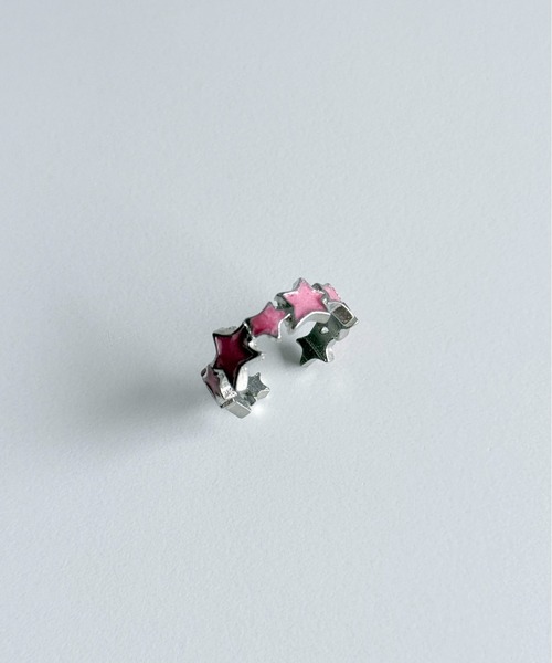 pyornim(ピョルニム)の「パステルカラー スター リング 星 ウィッシュコア(リング・レディース・ピンク/アイボリー/ブルー・F)」の19枚目の写真