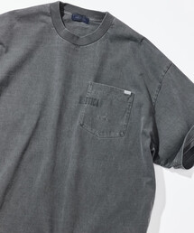 NAUTICA/ノーティカ ビッグシルエット ピグメントダイ ヒドゥンロゴ ショートスリーブ ポケットTシャツ