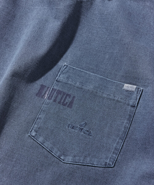 NAUTICA(ノーティカ)の「NAUTICA/ノーティカ ビッグシルエット ピグメントダイ ヒドゥンロゴ ショートスリーブ ポケットTシャツ(Tシャツ/カットソー・メンズ・ベージュ/チャコールグレー/ブラウン/ネイビー/ベージュ系その他・MEDIUM/LARGE/SMALL/X-LARGE)」の14枚目の写真