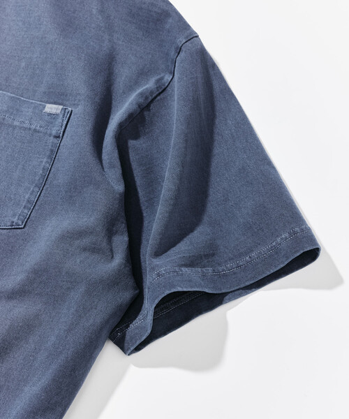 NAUTICA(ノーティカ)の「NAUTICA/ノーティカ ビッグシルエット ピグメントダイ ヒドゥンロゴ ショートスリーブ ポケットTシャツ(Tシャツ/カットソー・メンズ・ベージュ/チャコールグレー/ブラウン/ネイビー/ベージュ系その他・MEDIUM/LARGE/SMALL/X-LARGE)」の16枚目の写真