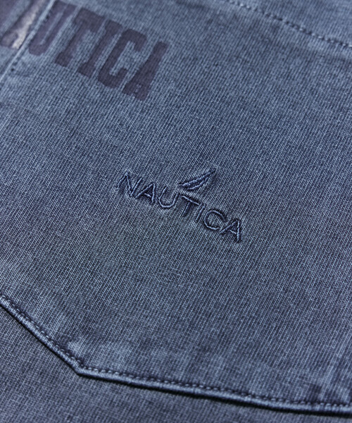 NAUTICA(ノーティカ)の「NAUTICA/ノーティカ ビッグシルエット ピグメントダイ ヒドゥンロゴ ショートスリーブ ポケットTシャツ(Tシャツ/カットソー・メンズ・ベージュ/チャコールグレー/ブラウン/ネイビー/ベージュ系その他・MEDIUM/LARGE/SMALL/X-LARGE)」の21枚目の写真