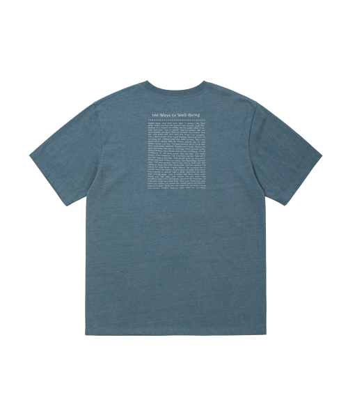 WELLBEING EXPRESS(ウェルビーイングエクスプレス)の「Oversized PEACE pigeon Half Sleeve Blue(Tシャツ/カットソー・レディース・その他・LARGE)」の3枚目の写真