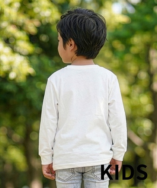 adamsJUGGLER(アダムスジャグラー)の「RTEG アイコニック/SKロンティーキッズ(Tシャツ/カットソー・キッズ・ブラック/ホワイト・110/100/150/130/120)」の7枚目の写真