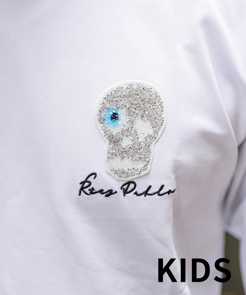 adamsJUGGLER(アダムスジャグラー)の「RTEG アイコニック/SKロンティーキッズ(Tシャツ/カットソー・キッズ・ブラック/ホワイト・110/100/150/130/120)」の9枚目の写真