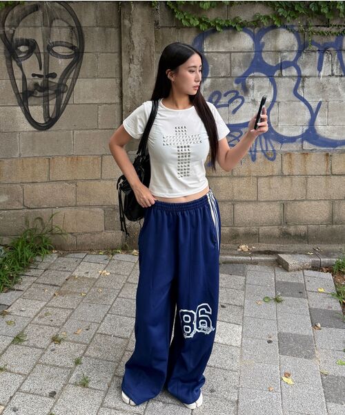 VOONT（ブント）の「Stud Cross T-shirt (IVORY)（Tシャツ/カットソー・レディース・アイボリー・SMALL/MEDIUM）」の19枚目の写真