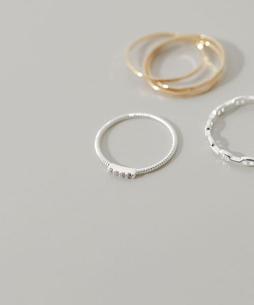 SMELLY（スメリー）の「3セットリング（リング・レディース・シルバー系その他・-）」の5枚目の写真