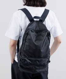 kuros' | 【kuros’オリジナル】ダイヤリップパッカブルリュック　折り畳み収納可　日本製(バックパック/リュック)