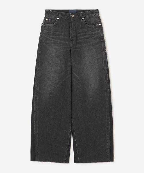 SERGE de bleu(サージ)の「SERGE | REMAKE 2TONE CUT PT MARTIN VINTAGE BLACK WOMEN(デニムパンツ・レディース・ブラック系その他・24/23/25)」の2枚目の写真