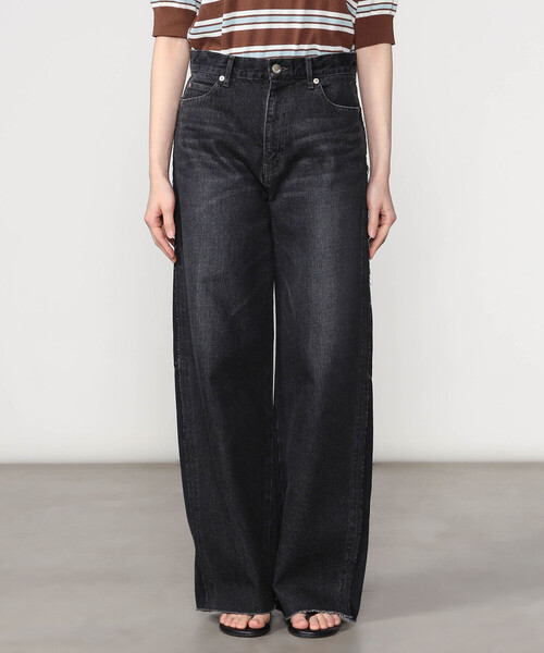 SERGE | REMAKE 2TONE CUT PT MARTIN VINTAGE BLACK WOMEN（デニム