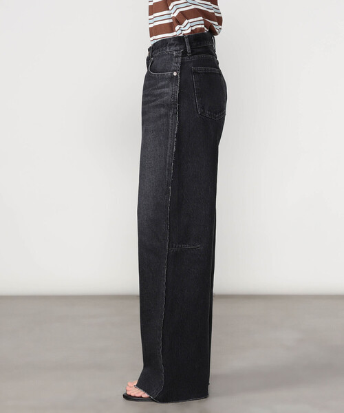 SERGE de bleu(サージ)の「SERGE | REMAKE 2TONE CUT PT MARTIN VINTAGE BLACK WOMEN(デニムパンツ・レディース・ブラック系その他・24/23/25)」の10枚目の写真