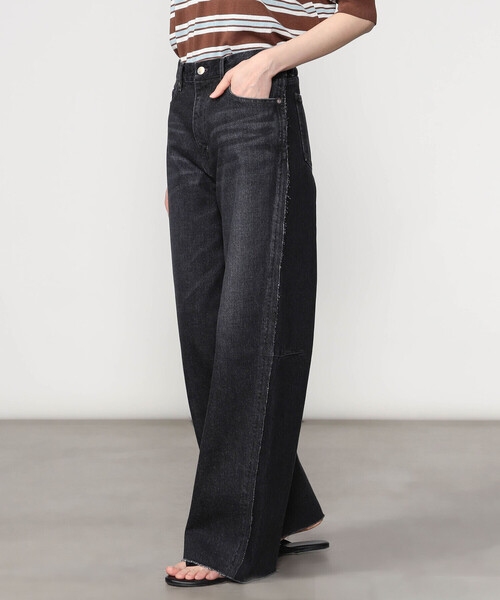 SERGE de bleu(サージ)の「SERGE | REMAKE 2TONE CUT PT MARTIN VINTAGE BLACK WOMEN(デニムパンツ・レディース・ブラック系その他・24/23/25)」の12枚目の写真