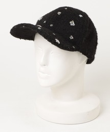 LA POMME petit（ラポミ・プチ）の「Bijou Boa Cap（キャップ）」