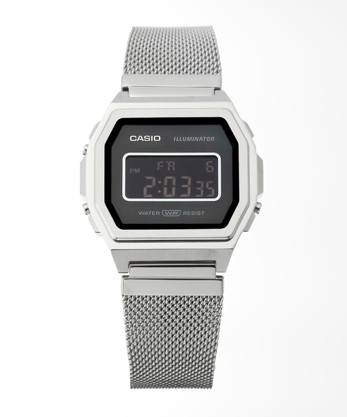 HIROB（ヒロブ）の「Web限定 CASIO PREMIUM A1000M-1BJF（アナログ腕時計・レディース・シルバー・FREE）」の4枚目の写真