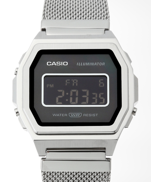 HIROB（ヒロブ）の「Web限定 CASIO PREMIUM A1000M-1BJF（アナログ腕時計・レディース・シルバー・FREE）」の5枚目の写真