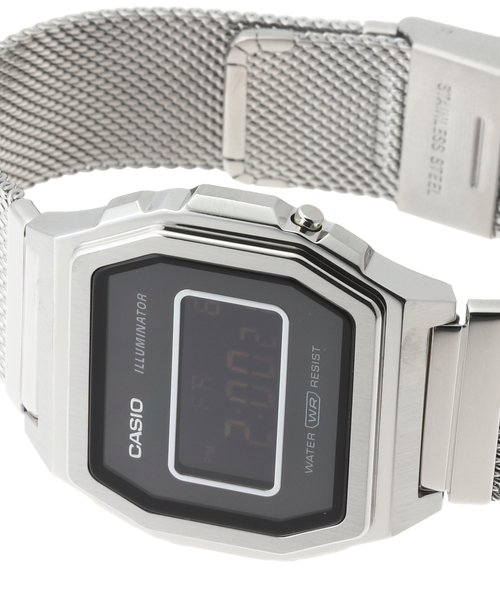 HIROB（ヒロブ）の「Web限定 CASIO PREMIUM A1000M-1BJF（アナログ腕時計・レディース・シルバー・FREE）」の6枚目の写真