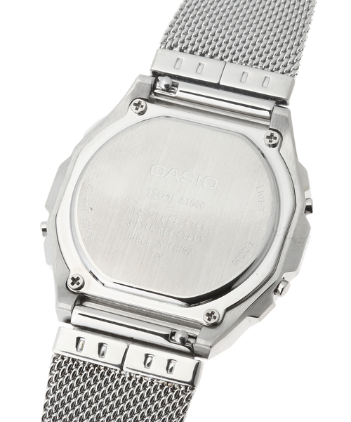 HIROB（ヒロブ）の「Web限定 CASIO PREMIUM A1000M-1BJF（アナログ腕時計・レディース・シルバー・FREE）」の9枚目の写真